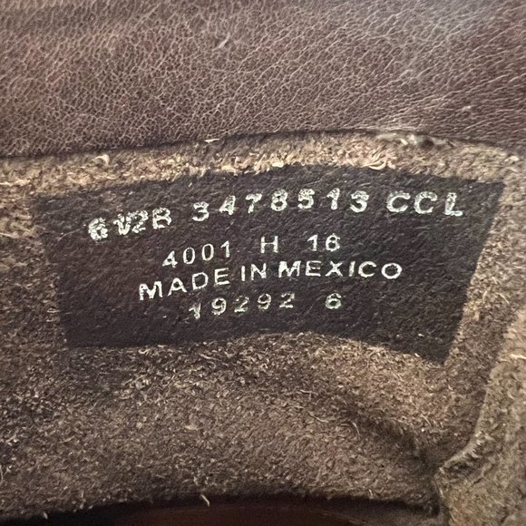 Frye Women’s Natalie Engineer Short Booties in Dark Brown Sz 6.5 - Picture 15 of 16